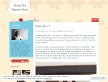 Tablet Screenshot of downtheprimrosepath.wordpress.com