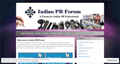 Desktop Screenshot of indianprforum.wordpress.com