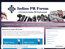 Tablet Screenshot of indianprforum.wordpress.com