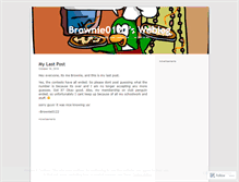 Tablet Screenshot of brownie0122.wordpress.com