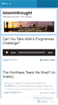 Mobile Screenshot of islaminthought.wordpress.com