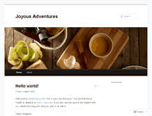 Tablet Screenshot of joyousadventures.wordpress.com