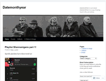 Tablet Screenshot of datemonthyear.wordpress.com