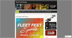 Desktop Screenshot of fleetfeetsports.wordpress.com