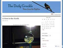 Tablet Screenshot of dailygrackle.wordpress.com