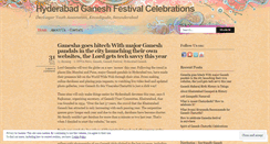 Desktop Screenshot of hyderabadganesh.wordpress.com