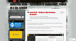 Desktop Screenshot of demetriosilva.wordpress.com