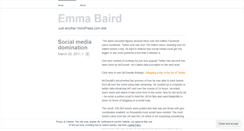 Desktop Screenshot of emmabaird1.wordpress.com