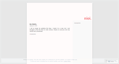Desktop Screenshot of nioi.wordpress.com