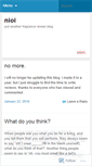 Mobile Screenshot of nioi.wordpress.com
