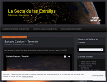 Tablet Screenshot of lasectadelasestrellas.wordpress.com
