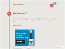 Tablet Screenshot of careecrossman.wordpress.com