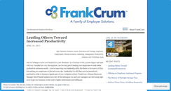 Desktop Screenshot of frankcrum.wordpress.com
