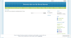 Desktop Screenshot of brownietakeover.wordpress.com