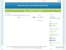 Tablet Screenshot of brownietakeover.wordpress.com