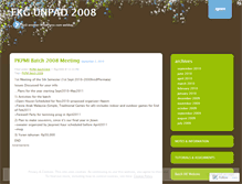 Tablet Screenshot of fkgunpad2008.wordpress.com