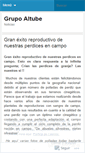 Mobile Screenshot of grupoaltube.wordpress.com