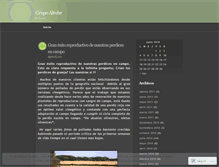 Tablet Screenshot of grupoaltube.wordpress.com