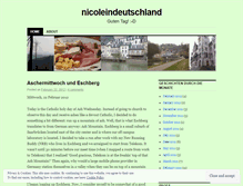 Tablet Screenshot of nicoleindeutschland.wordpress.com