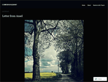 Tablet Screenshot of cameravagrant.wordpress.com