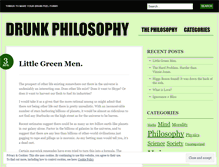 Tablet Screenshot of drunkphilosophyblog.wordpress.com