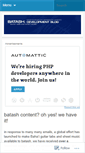 Mobile Screenshot of batash.wordpress.com