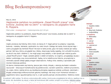 Tablet Screenshot of bezkompromisu.wordpress.com