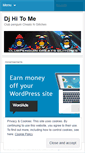 Mobile Screenshot of djhitome.wordpress.com