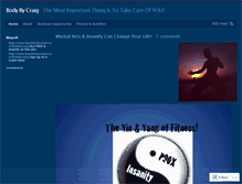 Tablet Screenshot of bodybycraig1.wordpress.com