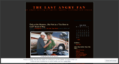 Desktop Screenshot of lastangryfan.wordpress.com