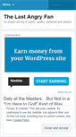Mobile Screenshot of lastangryfan.wordpress.com
