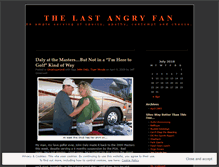 Tablet Screenshot of lastangryfan.wordpress.com