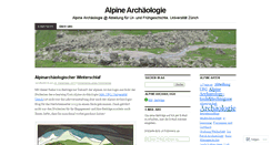 Desktop Screenshot of alpinearchaeologie.wordpress.com