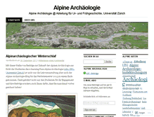 Tablet Screenshot of alpinearchaeologie.wordpress.com