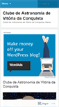 Mobile Screenshot of clubeastronomia.wordpress.com