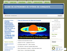 Tablet Screenshot of clubeastronomia.wordpress.com