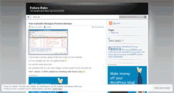 Desktop Screenshot of fedorarules.wordpress.com