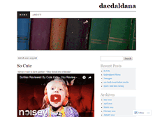 Tablet Screenshot of daedaldana.wordpress.com