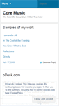 Mobile Screenshot of cdremusic.wordpress.com