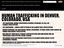 Tablet Screenshot of humantraffickingindenvercolorado.wordpress.com