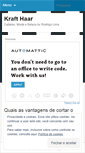 Mobile Screenshot of krafthaar.wordpress.com