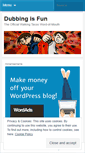 Mobile Screenshot of dubs.wordpress.com