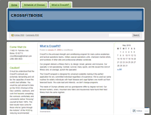 Tablet Screenshot of crossfitboise.wordpress.com