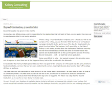 Tablet Screenshot of kelseyconsulting.wordpress.com