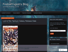 Tablet Screenshot of fireballyugioh.wordpress.com
