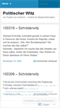 Mobile Screenshot of politischerwitz.wordpress.com