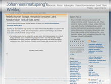 Tablet Screenshot of johannessimatupang.wordpress.com