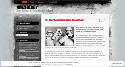 Desktop Screenshot of noizeology.wordpress.com