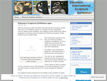 Tablet Screenshot of ellesmeresculpture.wordpress.com