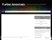 Tablet Screenshot of flipsideadventures.wordpress.com